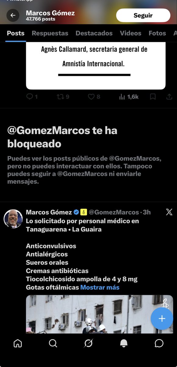 DLaraF's tweet photo. Bloquearás a todos @GomezMarcos pero tu infamia usando el nombre de @amnistia no se olvidará jamás. https://t.co/vw1JePOt6K
