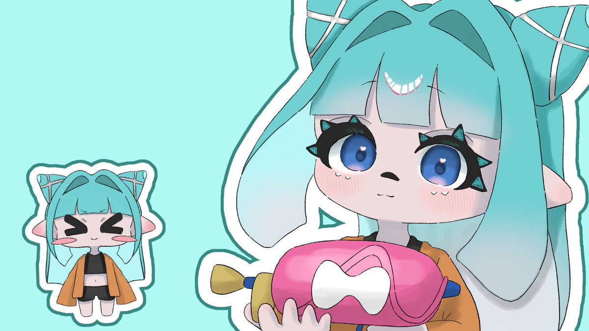 luuuuuchan___'s tweet photo. 可愛すぎたので勝手にお借りしましたm(_ _)m

 #みむちむちあーと https://t.co/jQn7I7Qo2T