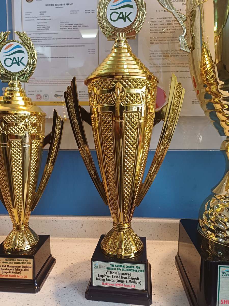 shelloyees's tweet photo. 2nd Most Improved Employee  Based Non-Deposit Taking(Large and Medium)Employer Basws Sacco

#shelloyeessacco
#Ushirikaday2016
#mostimproved https://t.co/A1xMsEETKL