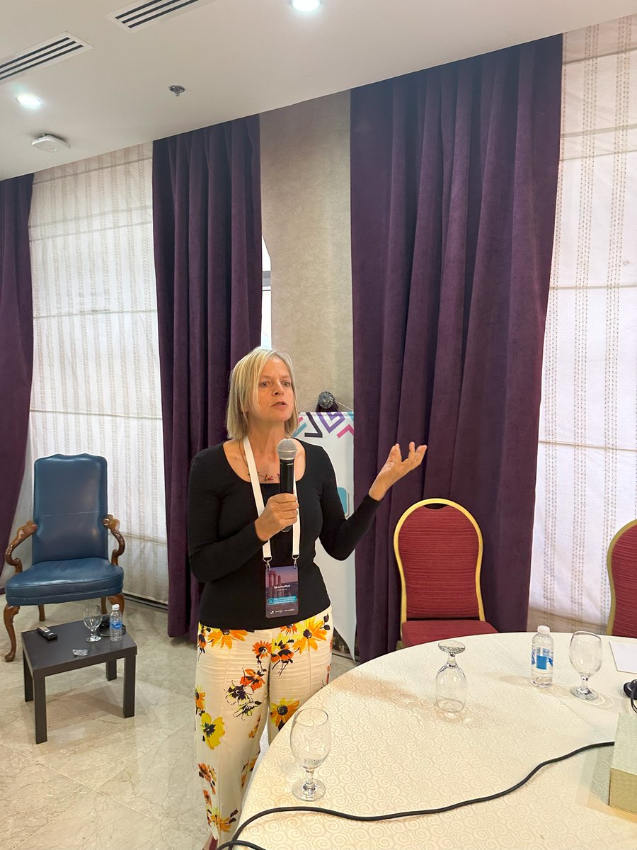 UCLGMEWAorg's tweet photo. ⚫UCLG-MEWA is deeply saddened over the demise of Sara Hoeflich Assistant Secretary General for Service Innovation at @uclg_org . Her death is a great loss to our movement and whole UCLG Family.

We extend our heartfelt condolences to her family, loved ones, and all who were close to her. May they find strength and patience during this difficult time. 

And, May She rest in eternal peace. 🕊️