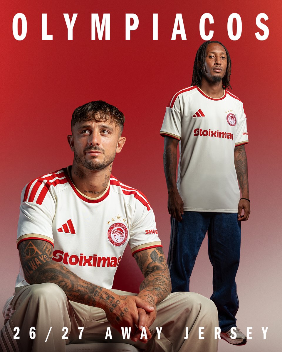 olympiacosfc's tweet photo. Wherever we go, we carry our colours with us. 
Introducing the new Olympiacos FC 26/27 Away Jersey.

#OlympiacosFC #adidasgr #adidasfootball @adidasfootball https://t.co/q83t5XN9r8