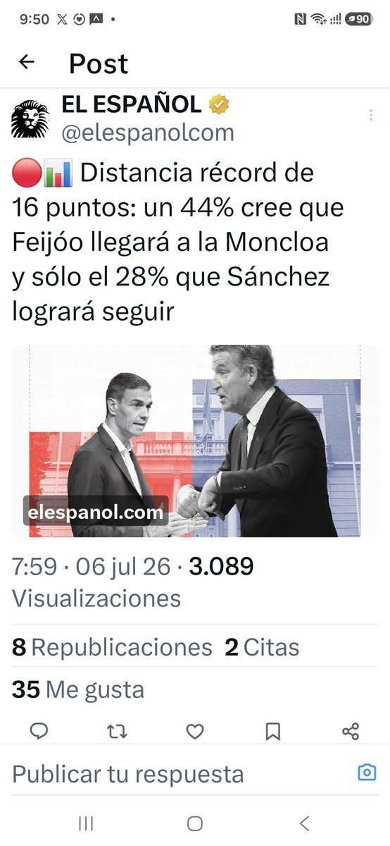 dlacalle's tweet photo. ¿España no quiere a Sánchez? Sánchez cambia a España. Ya sabes por qué va a hacer todo por cambiar el censo y escorar el voto.

Lo hizo con las primarias y lo ha intentado siempre.

@elespanolcom 
@el_pais https://t.co/krOYcL8auo