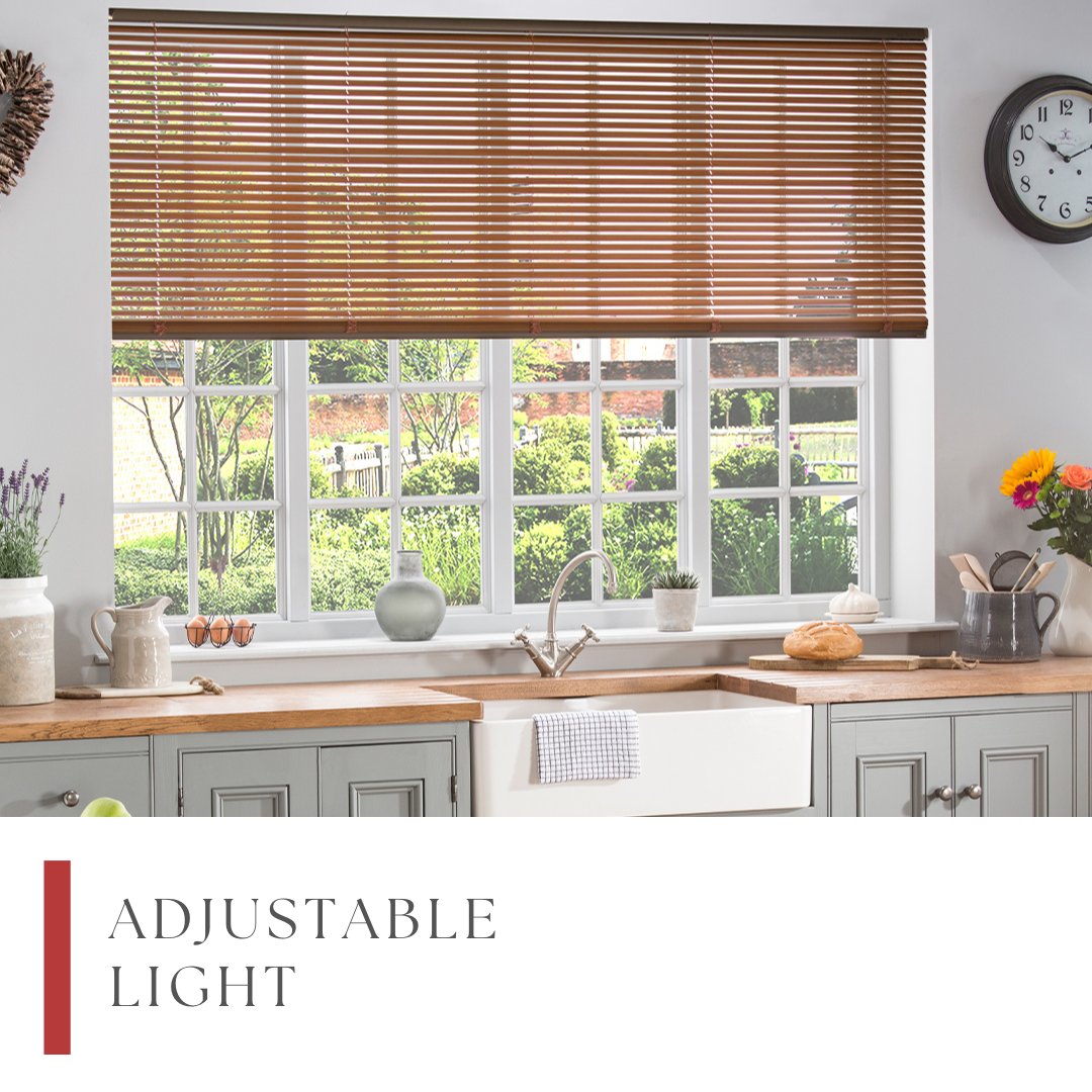 GilliansBlinds's tweet photo. Warm oak coloured Venetian blinds add natural warmth and character to this kitchen.
They can also be fitted neatly within the window pane, making them suitable for opening windows and practical kitchen spaces.
π https://t.co/pnmYkXKv3J
#VenetianBlinds #KitchenBlinds https://t.co/FOzRrfsdIs