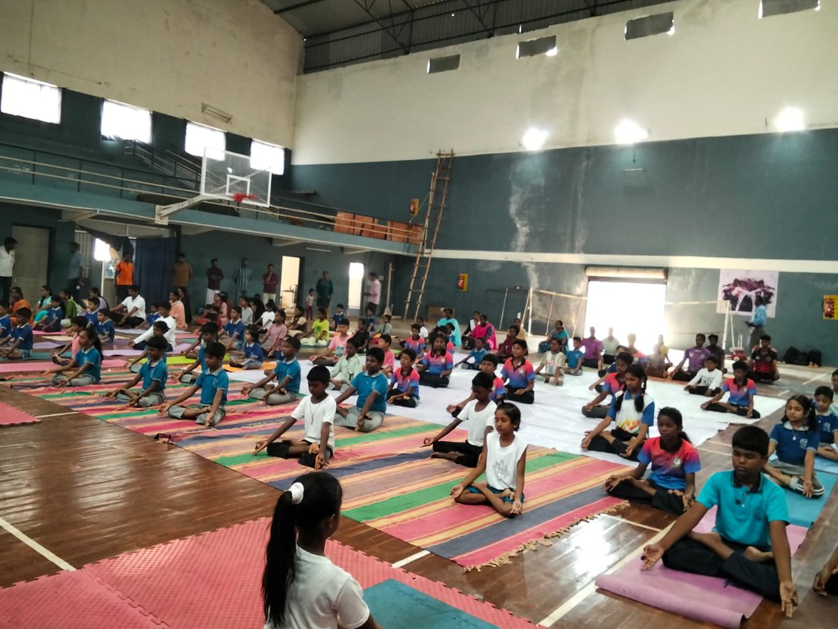 MYB_Tiruvarur's tweet photo. Mera Yuva Bharat Tiruvarur and SDAT Jointly Organise International Yoga  Day at SDAT  Tiruvarur on 21.06.2026. #mybharattiruvarur #MYBharat #mybharatindia https://t.co/oK8QqOuwBT