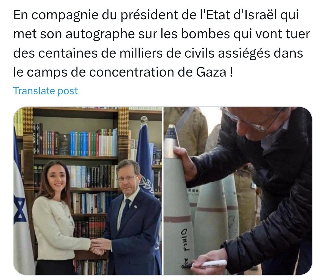 Sam9451Sam's tweet photo. @Cemil @RimaHas Hallucinant des Franco israéliens commettent des crimes en Palestine, ne sont pas inquiétés par la justice, ne seront pas déchus de leur nationalité française
@RimaHas est criminalisée car Palestinienne
L'OJE association pro #Netanyhou criminalise la critique d'#Israel https://t.co/eMGSaAz19Y