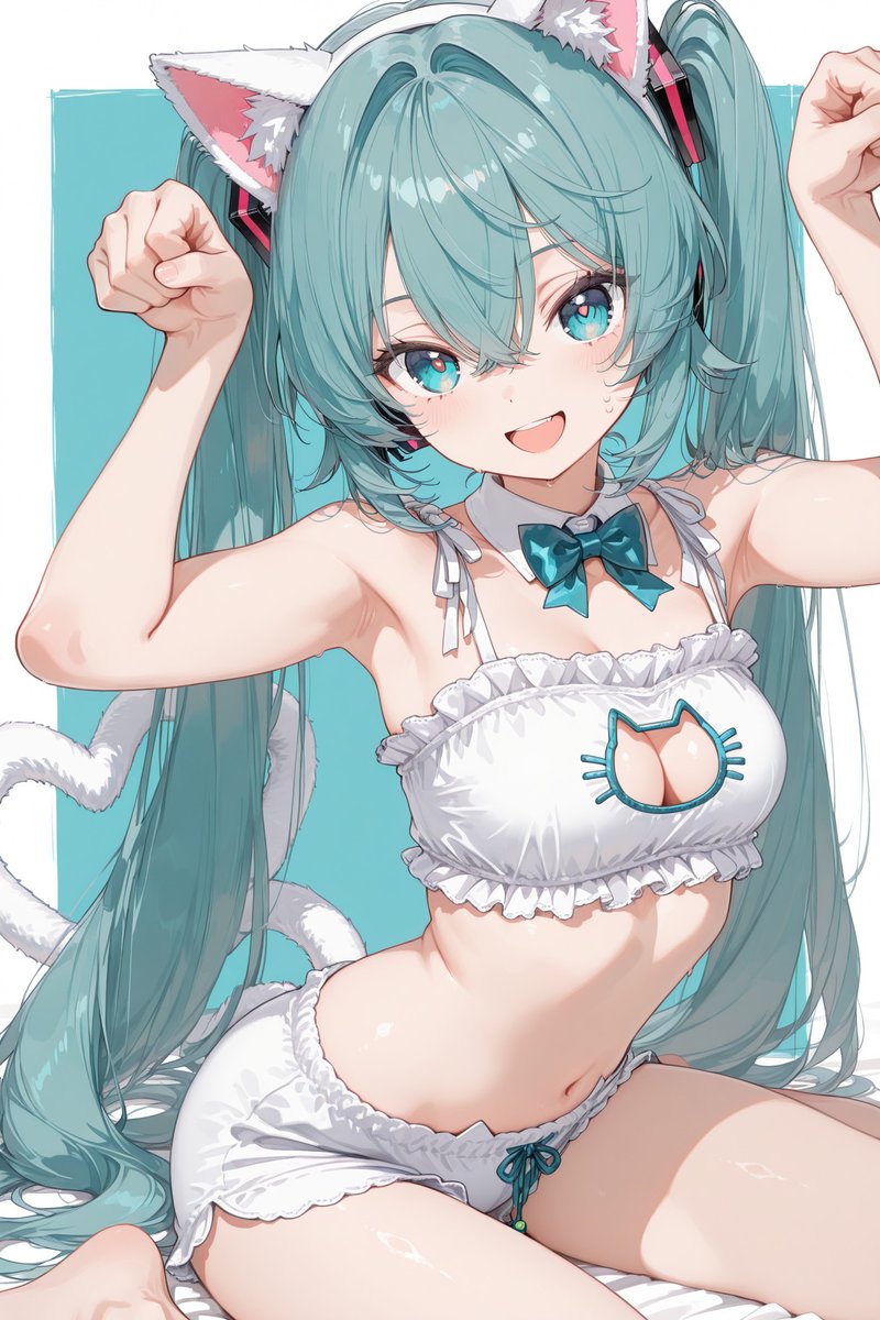 twilights_works's tweet photo. 猫ちゃんミク

ボーカロイド / VOCALOID
初音ミク / Miku Hatsune

Original SFW Illustration.
No suggestive intent, no nudity. https://t.co/KdPJC10Mij