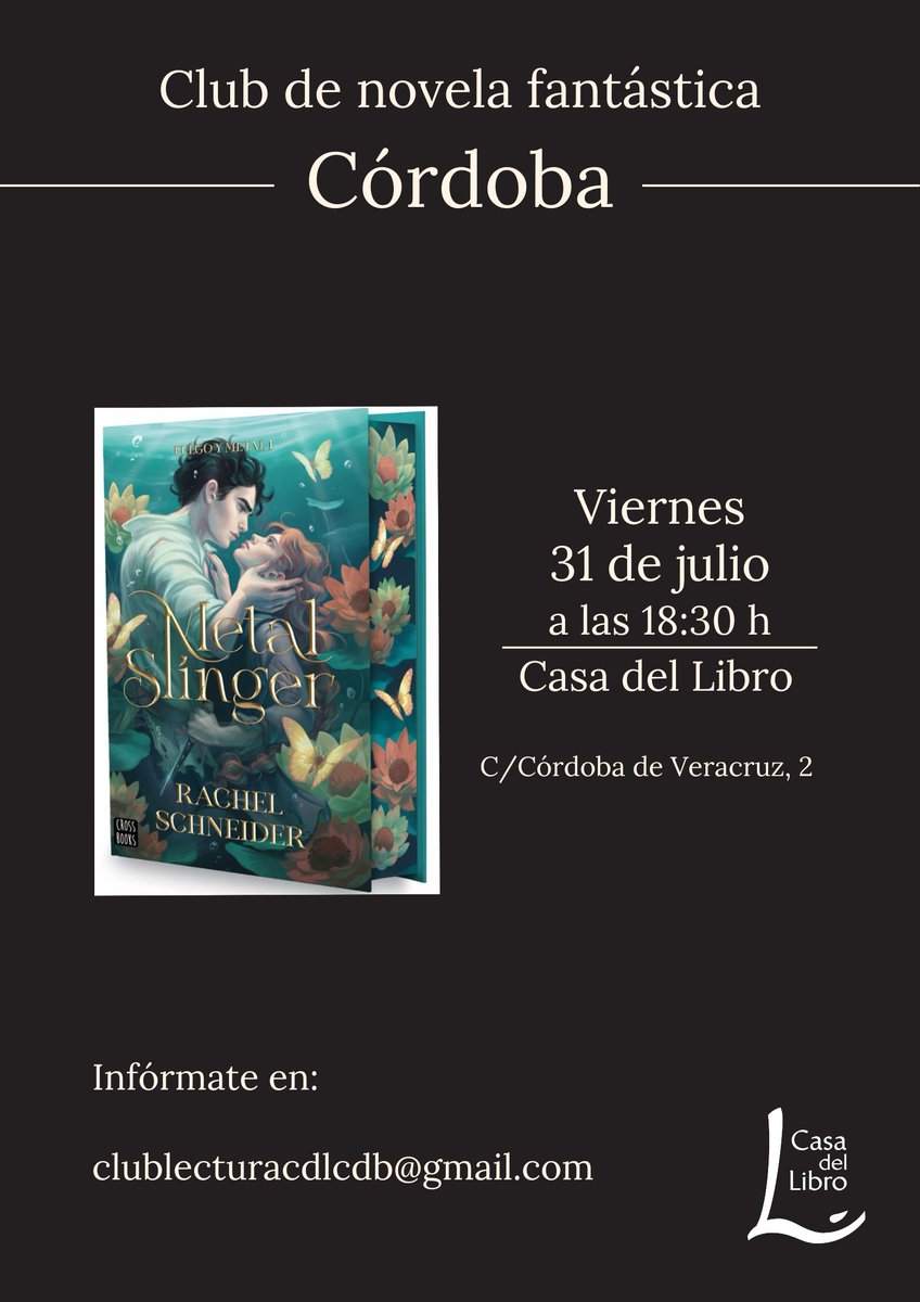 casadellibro's tweet photo. ¡Refúgiate del calor en nuestra librería de Córdoba!

Estos son los protagonistas de los próximos Clubs de Lectura 👇 ¡No te pierdas ninguno! https://t.co/lVtZu0LeTv