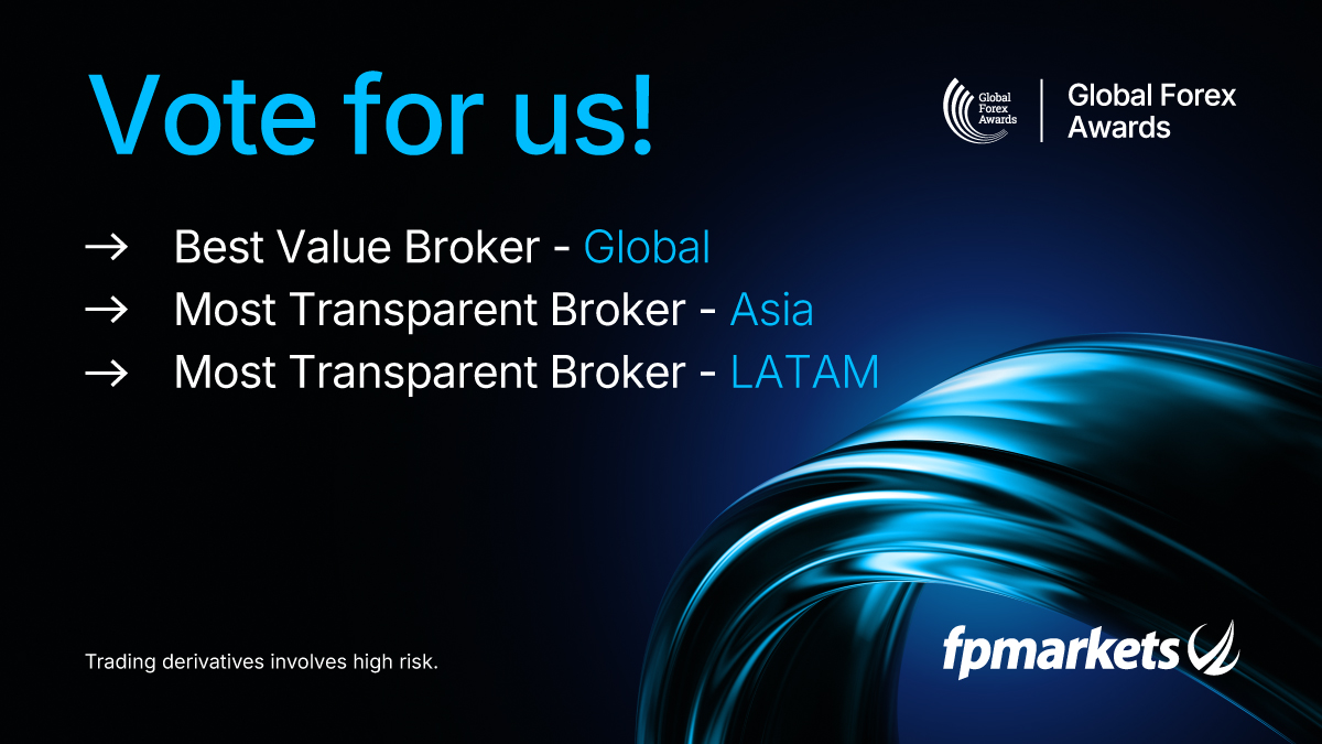 FP_markets's tweet photo. FP Markets has been nominated for three Global Forex Awards and we need your vote! Cast yours before 24 July at https://t.co/GKEN9CmnG4 and stay tuned for the winners.

#FPMarkets #GlobalForexAwards #ForexAwards https://t.co/hR3lUqSzUR