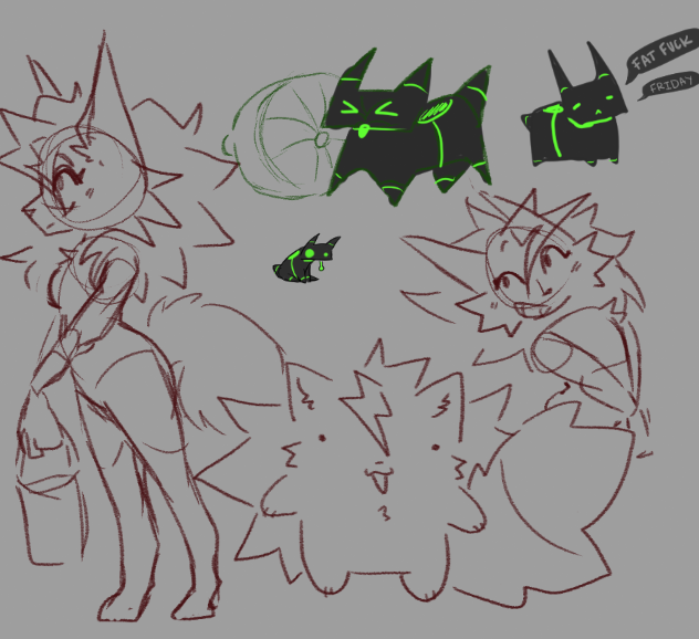 RexeshRex's tweet photo. havent been drawing much of recent but i love always going back to doodling Astra as well as my fucking parasite/goob, Xbox https://t.co/MHJGqkaaun