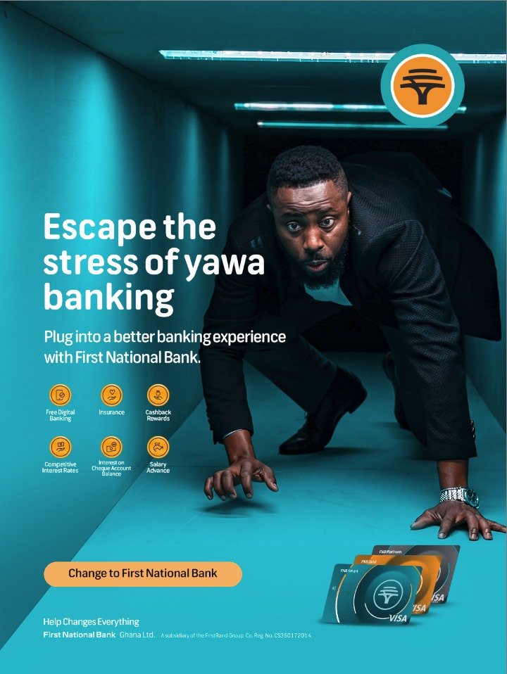 firstnatbankgh's tweet photo. If banking feels like you are always trying to find a way out, it's time for a change.
Leave the hassle behind and make that switch now.

Plug into First National Bank and enjoy free digital banking, competitive interest rates, cash back rewards and so much more.

#FNB #HelpChangesEverything #Unplugged