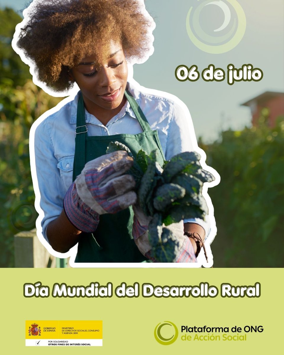 PlataformadeONG's tweet photo. 🌾 En el #DíaMundialDelDesarrolloRural recordamos que el código postal no debe limitar tus derechos. Desde la #PlataformaDeONG trabajamos por unos pueblos vivos, porque sabemos que invertir en el medio rural es inclusión y futuro🤝 #ongquetransforman #Impacto3Sector https://t.co/y9zR0MJjoc