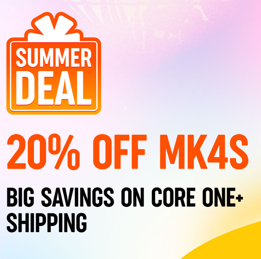 prusabear's tweet photo. Hi there - did you know, you can get #PRUSAMK4S cheaper? Check this summer deal blogpost at: https://t.co/dvvLgXpVvq
#PRUSA3D #3DPRINTING #MADEINEU #PRUSABEAR #MK4S #SALE https://t.co/vnvQ1TMoIB
