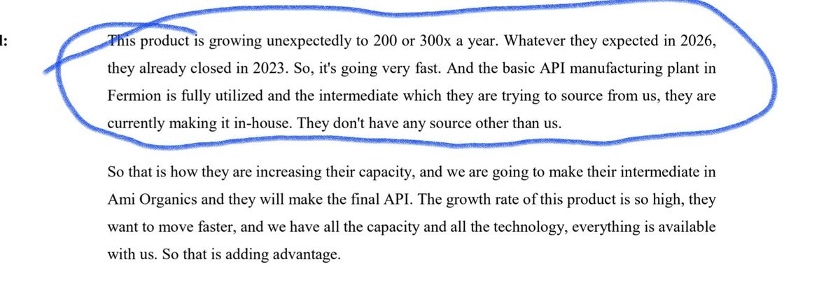 StartedBetter's tweet photo. Someone shared API prospecta of AMI Organics in whatsApp in 2023.

I have been talking about this even prior to that. 

It has a new name - Acutaas Chemicals. 

It has performed across this period when chemicals in general have under performed. 

The other picks

1/2 https://t.co/xxFB0Bgc5u