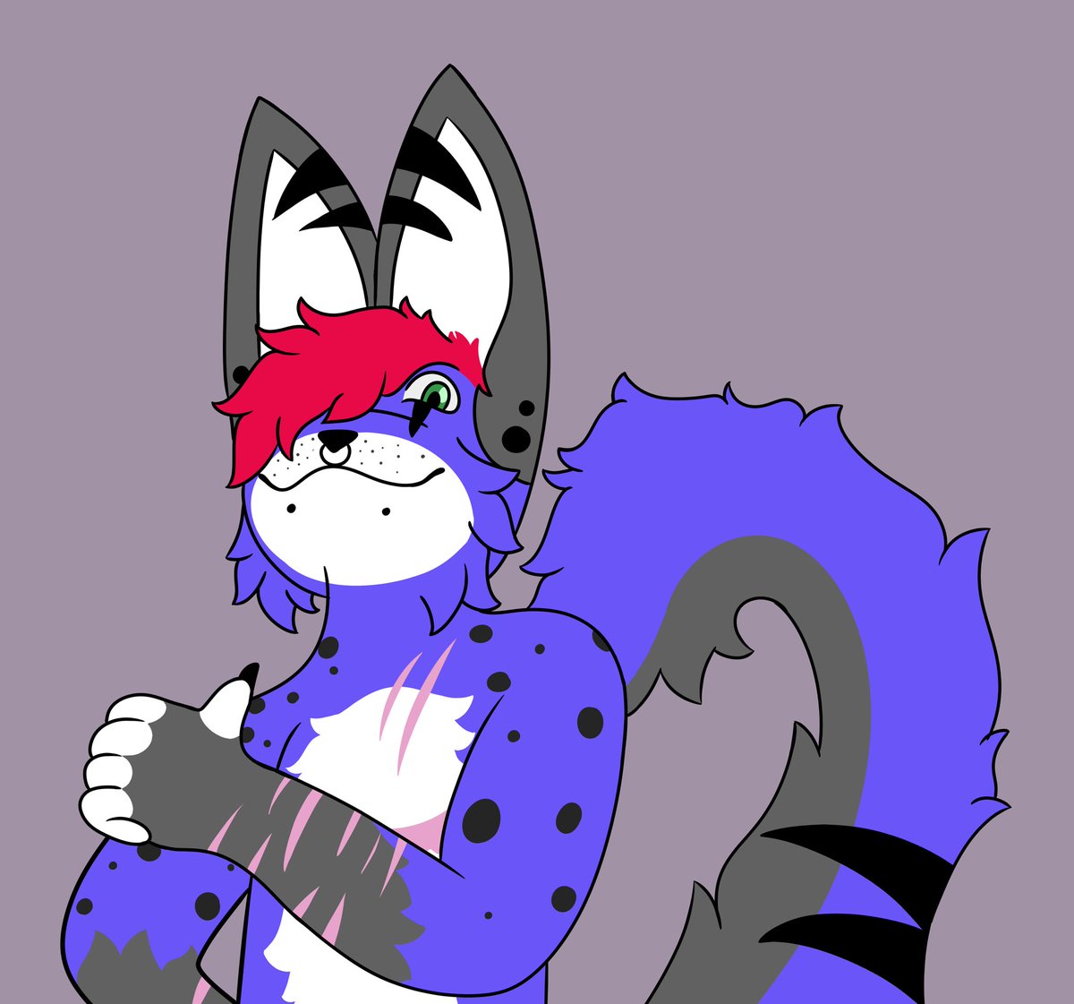 KaybeeJackalope's tweet photo. Another reminder I’m doing art fight! Here’s everything I’ve made so far 

It’s @KaybeeJackalope same as here! I always do revenge attacks so if you want to just send something my way and I’ll do my best to send something right back asap! https://t.co/hkWc4C6siP