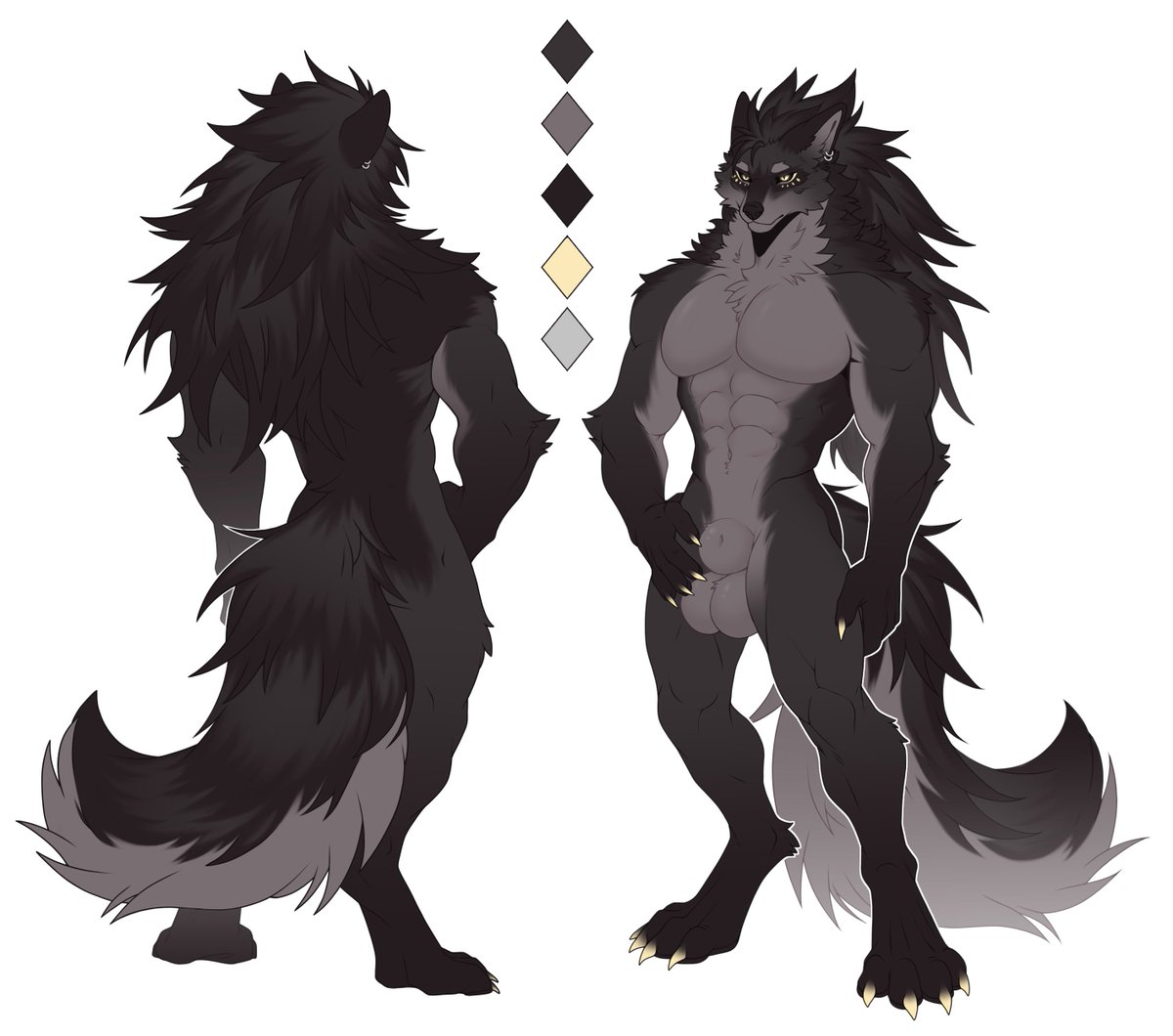 ArgosWerewolf's tweet photo. Argos' Reference Sheet - Art by @reitzkaisar https://t.co/FLavwUVUVV