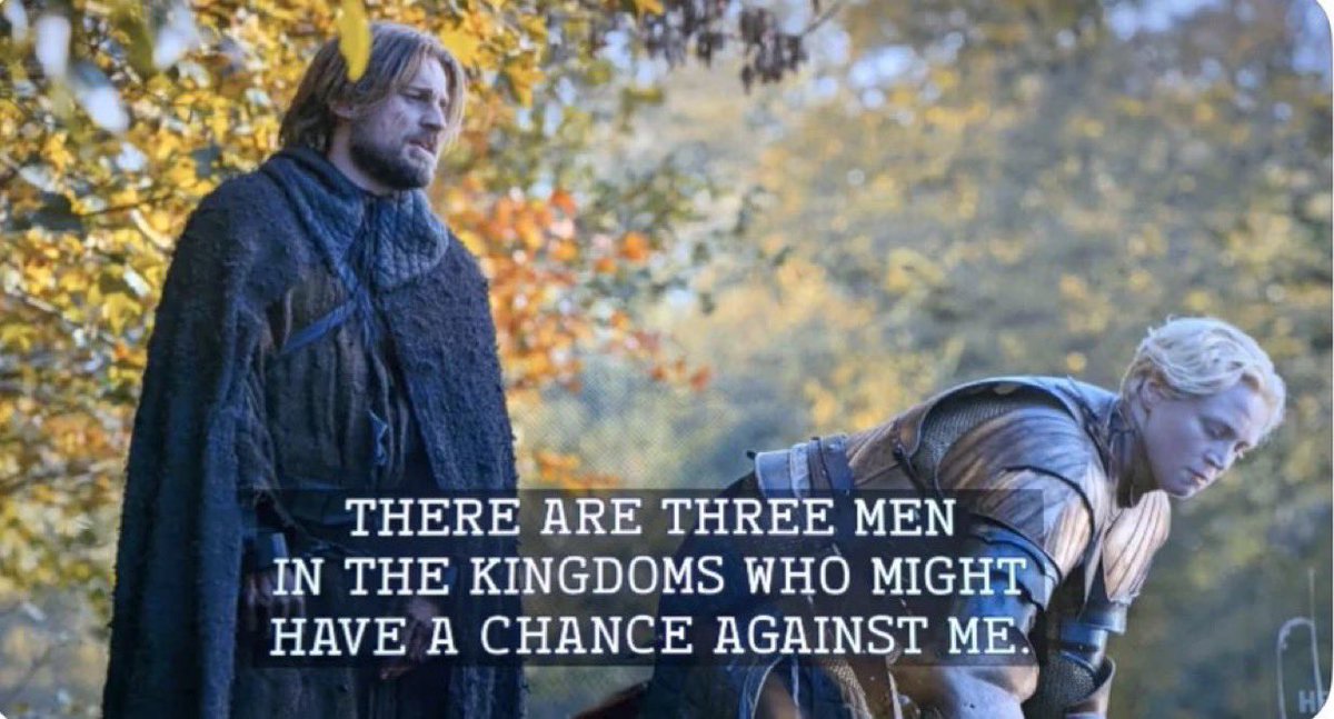 Joshwydd_'s tweet photo. At this exact moment in Westeros,who are the three Men Jamie Lannister is referring to? https://t.co/KidSIglaDa