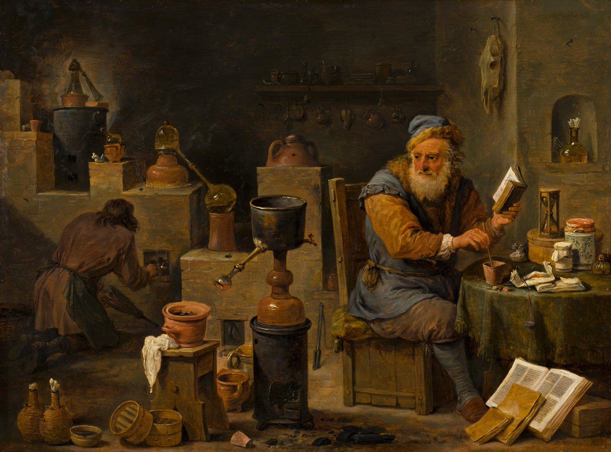vlaamsemeesters's tweet photo. The Alchemist
David Teniers de Jonge, ca 1650 https://t.co/8sxPPvQQxI