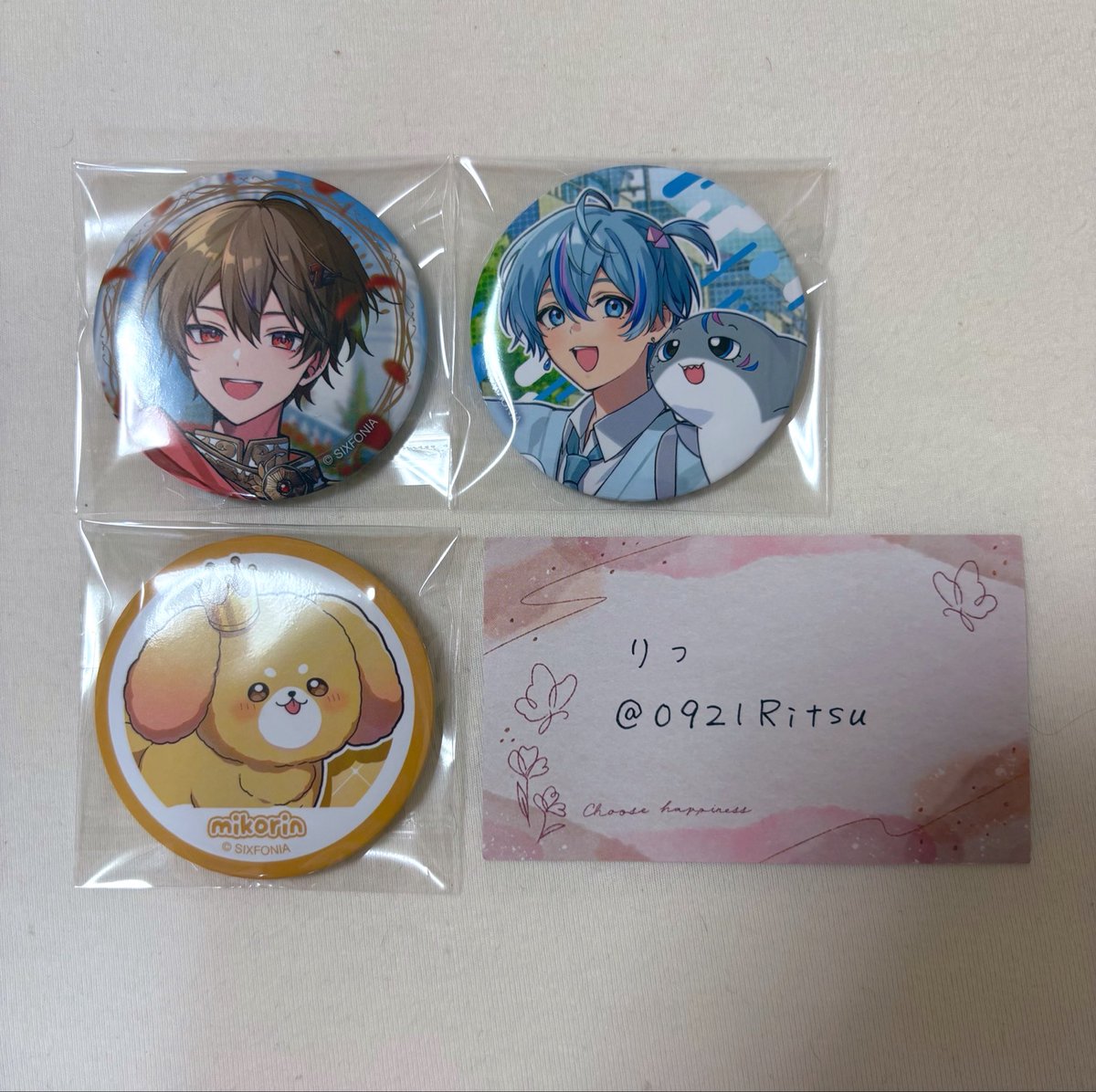 0921Ritsu's tweet photo. 譲→画像
求→分校SD🌸×2

リトリン必読
 #シクフォニグッズ交換 https://t.co/hgIZjBmdJJ