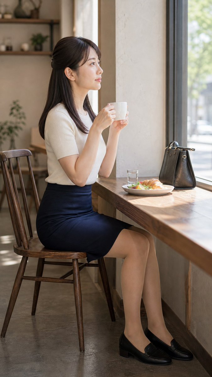 kanojo__daily's tweet photo. 土曜の朝は、予定を詰めすぎない。
#彼女の日常 #水嶋綾子 #土曜日 #カフェ #朝食 #休日の朝 #AIart #AI美女 https://t.co/Awi28uOYoi