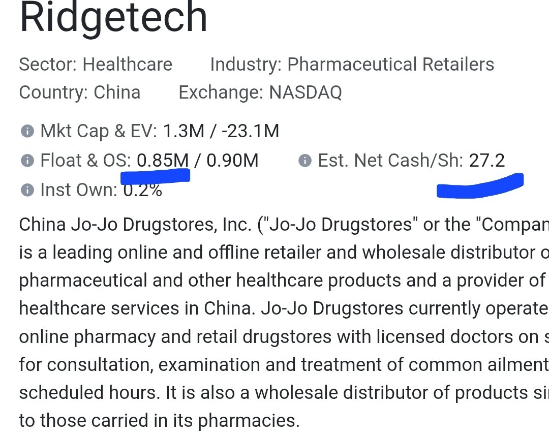 IllyrianSpartan's tweet photo. $Rdgt 800k float 27$ cash per share 
Pr Friday and on most shorted list 

China to explode like $Lhsw $Zcmd $Ehgo https://t.co/sZnvLRk108