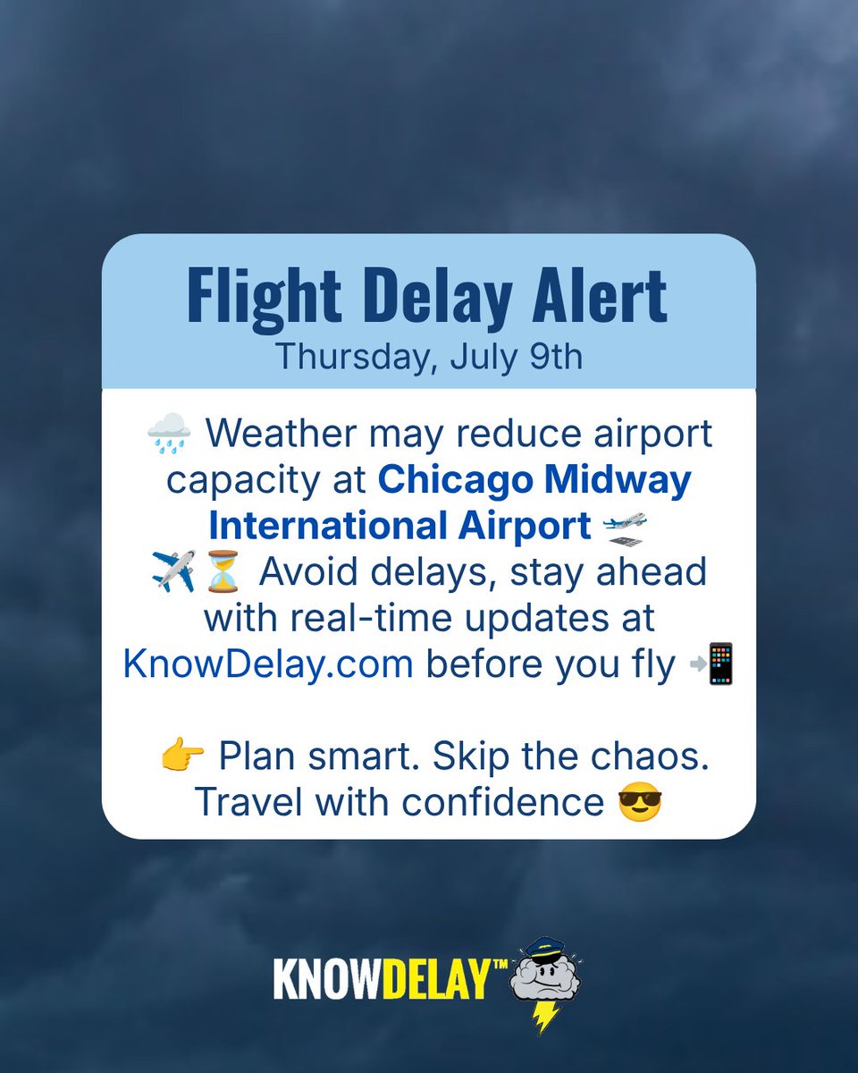 KnowDelay tweet picture