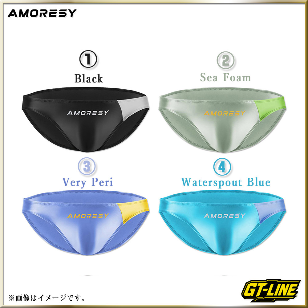 GT_LINE_X's tweet photo. 📣 GT-LINE モニター募集 第148弾 🎉

🏊 AMORESY メンズビキニ水着 🩲
水陸両用・極薄グロス素材でツヤ感抜群🍑
股間をしっかりホールドしつつ、セクシーなシルエット！

🔥 合計4名様にプレゼント！
（Lサイズのみ・各色1名様）
① Black
② Sea Foam
③ Very Peri
④ Waterspout Blue

⏰ 応募期間：7/6(月)〜7/26(日)まで

👇 応募条件（必ず確認！）
✅ @GT_LINE_Xと@favog2022 をフォロー
✅ この投稿をリポスト
✅ コメントに「希望カラー番号 + 意気込み」を記入
　例：① 夏の海で目立ちたいです！🔥

※着用写真（4点以上）をSNSに投稿してレビューいただける方限定
※商品代+送料当店負担→モニター投稿後プレゼント！
※写真はイメージです。実際の着用感をお楽しみください！

たくさんのご応募お待ちしてます💪
過去モニターさんからも「伸縮性最高」「艶＆デザインが大人っぽい」と好評です！

gt-amo-0001
#GTLINEモニター #メンズビキニ #メンズ水着