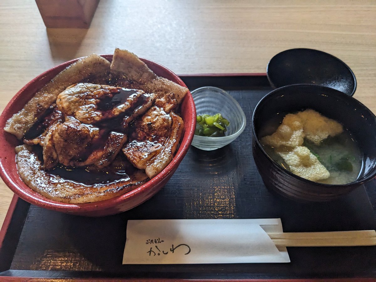 TanakaCharlie's tweet photo. 豚丼 https://t.co/1d2y7mYhIG
