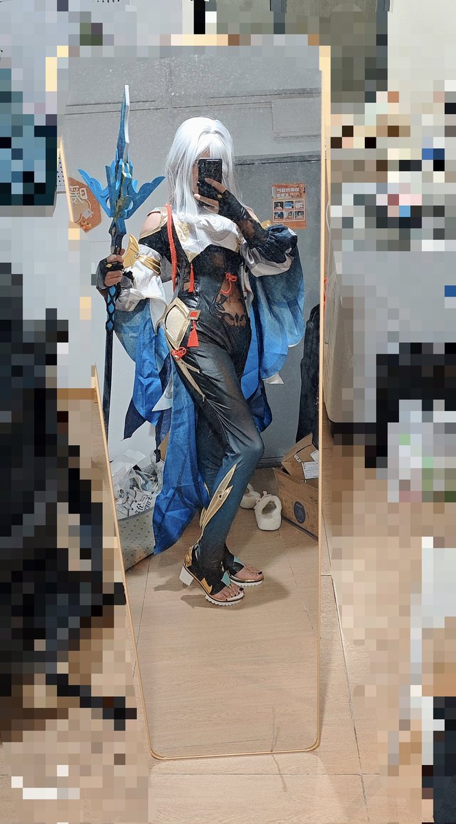 wulingzhenjun's tweet photo. 申鹤COS试衣
#原神 #申鹤 #申鹤COS #伪娘 #可爱的男孩子 https://t.co/4qSoIb4yYN