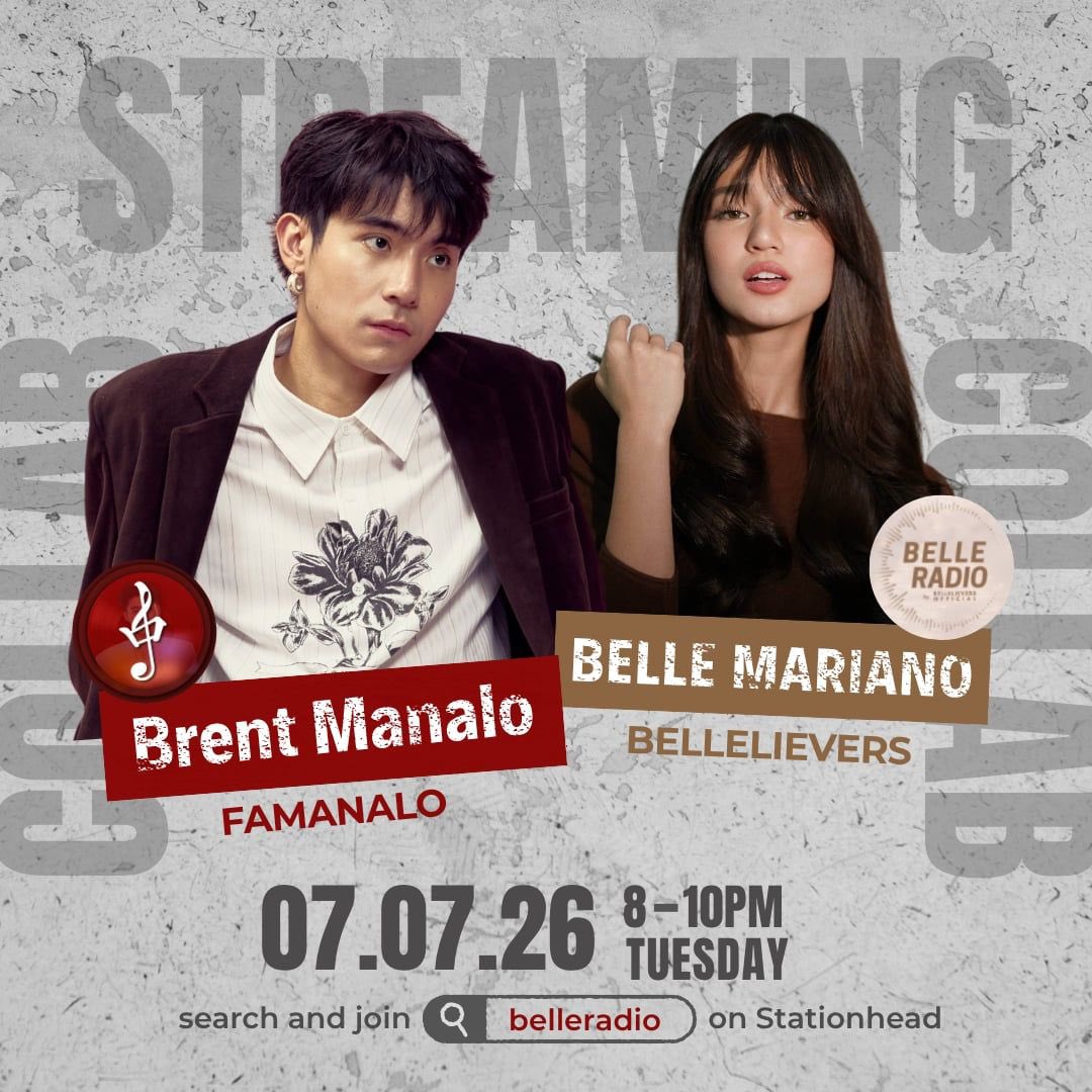 FAMANALOSTREAMS's tweet photo. ๐จ STATIONHEAD COLLAB ๐จ
Join us as we team up with @BelleRadioBOFC for a special Stationhead collaboration! โฅ๏ธ
๐๏ธ July 7 (Tues)
๐ 8PMโ10PM
๐ Stationhead
๐ Search belleradio and stream with us!
See you there! ๐
#FaMANALO #LoverBoyBrent #BelleMariano #LikeU https://t.co/akgIvsv0HD