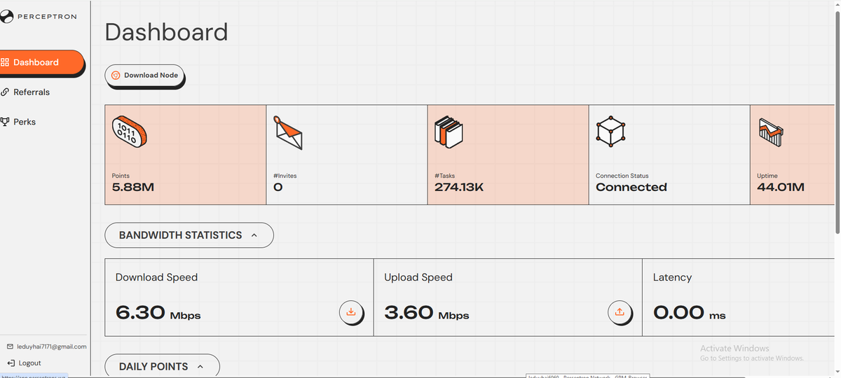 Hippo__02's tweet photo. My Perceptron node dashboard in action
@PerceptronNTWK

5.8m+ points earned from network contribution  274K+ tasks processed by my node  Stable uptime with active connection  Contributing to real global data layer  #NodeAndProud https://t.co/CCM40UDHFB
