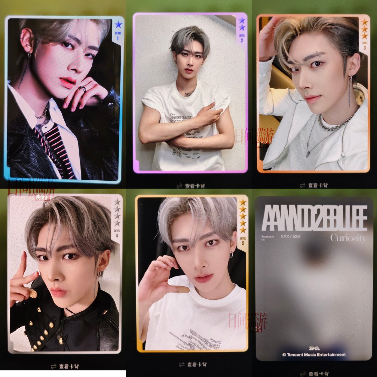 AND2BLE QQmusic Starlight Photocard 1⭐️-5⭐️ #리키 #リッキー #RICKY