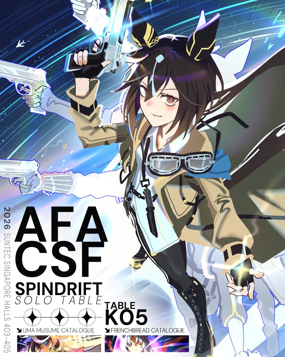 Spindrift_illus's tweet photo. Heya Ill be at creators super fest in Singapore this July 11-12, come drop by at table K-05 if u guys goin to the event 🏇✨✨ https://t.co/jgigb1pgpf