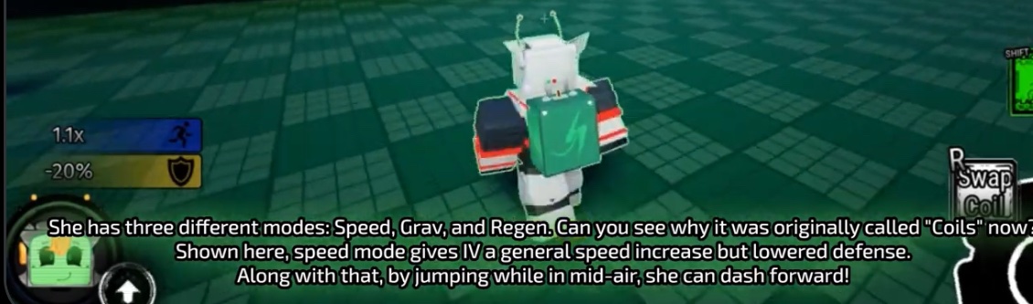 Dailyrdslander's tweet photo. wow what an original character! i’ve NEVER seen a robot survivor able to switch between 3 modes those being speed gravity and regen before! good job ari! https://t.co/qqBKVXZEk7