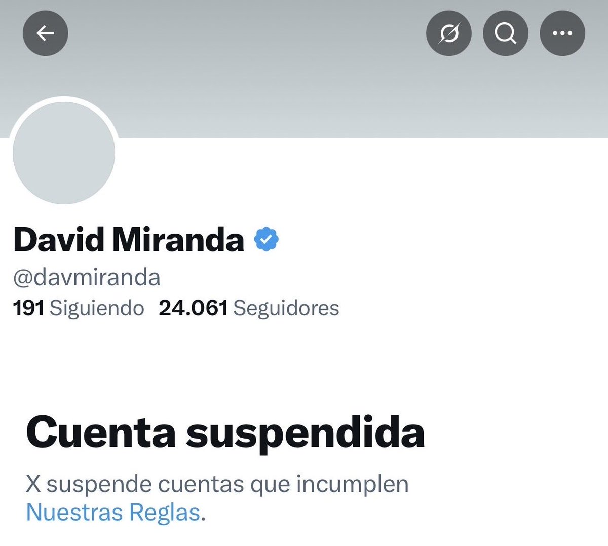 davmiranda2's tweet photo. A ver si algún ser humano de @X (si es que hay de eso) se aviene de una puñetera vez a devolverme mi cuenta original hackeada hace casi una semana… https://t.co/RQJI9DX748