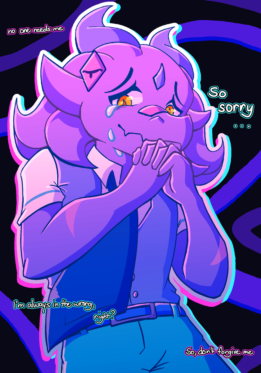 VodeAku's tweet photo. So sorry...

Somewhat of a fan rendition of So Sorry for myself. I really enjoyed working on this, especially as the song's been stuck on my mind lol https://t.co/8sLO7av8EW