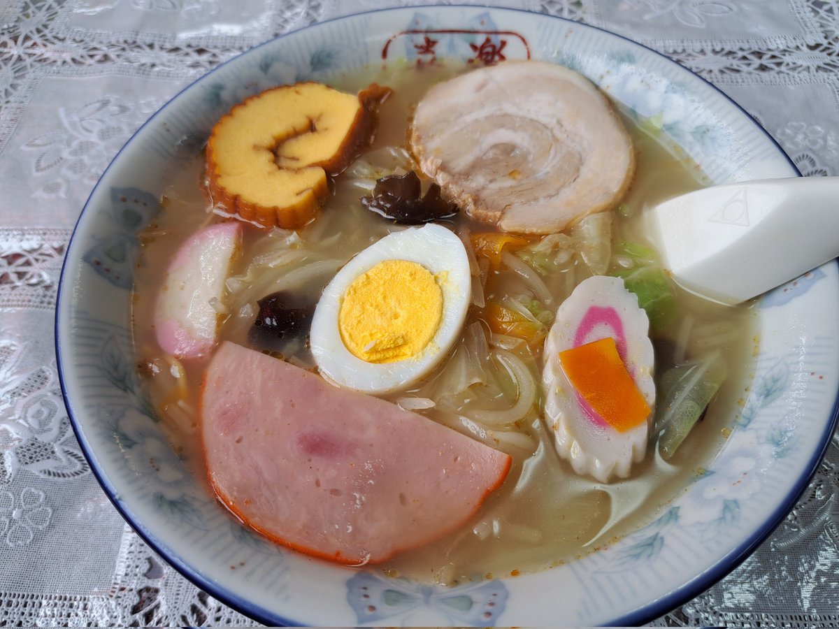 4Kaneda's tweet photo. そうです‼️五目そば🍜🍥は伊達巻きなくちゃダメ👐
奇しくも今⚾竜ヶ崎一高が４点のリードです👍 https://t.co/qRhkRKxd1d