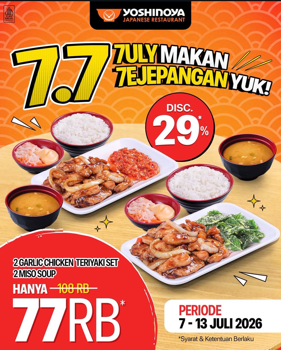alsaaspill's tweet photo. PROMOAN jajanan EDISI DOUBLE DATE 7.7 GUYSS 😋🍲🧋

a thread https://t.co/t5mykCdf1T