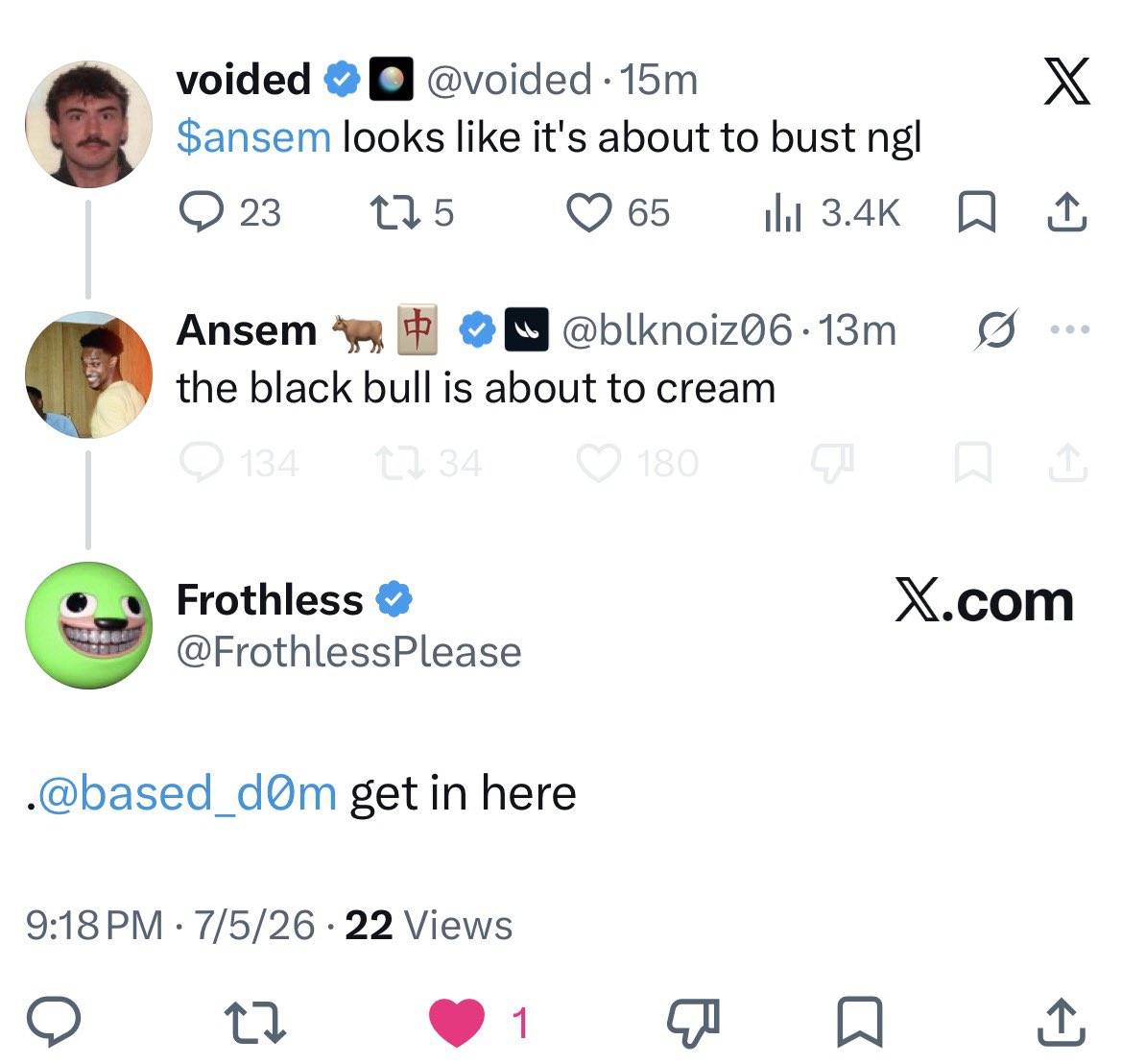 Based Dom NiggaButt/Acc tweet media