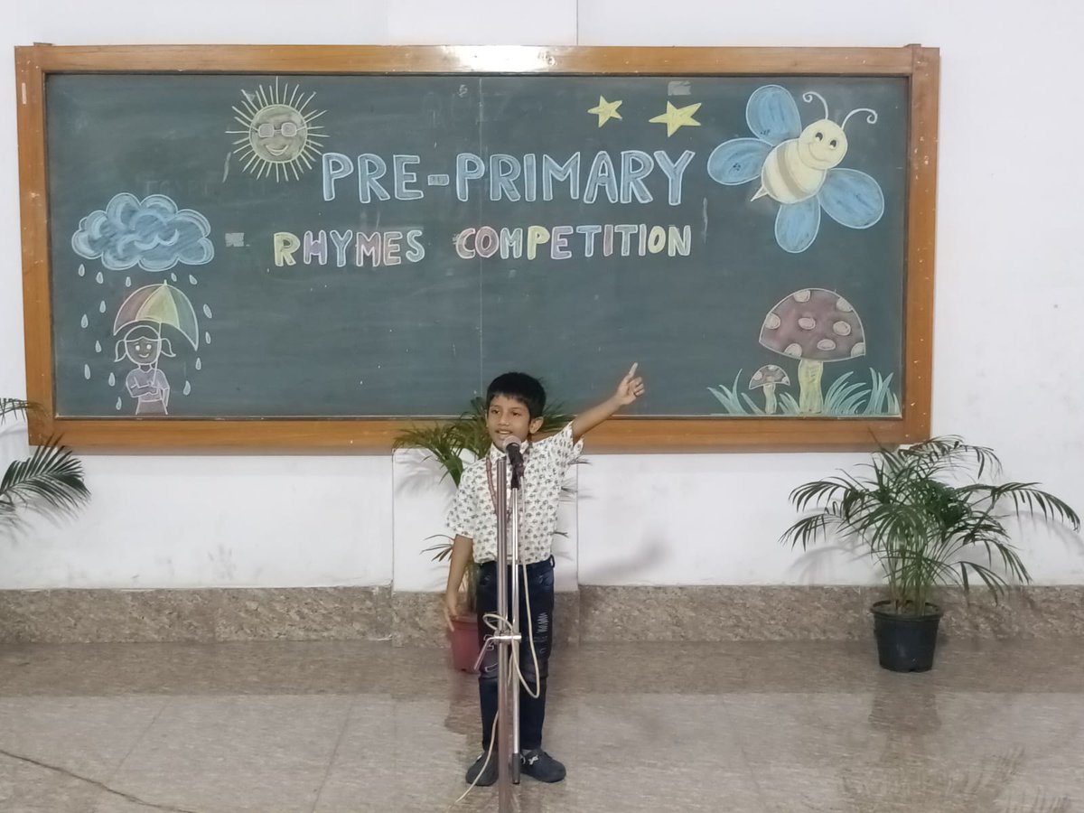 ODM_Intl_School's tweet photo. 🎤✨ Tiny voices, big confidence! 🌈 Our little stars lit up the stage at the Pre-Primary Rhymes Recitation Competition with expressive performances, joyful smiles, and growing confidence. 🌟📚
#RhymesRecitation #EarlyYearsEducation #StageConfidence #JoyfulLearning #growwithodm https://t.co/MfZU5UXUiV