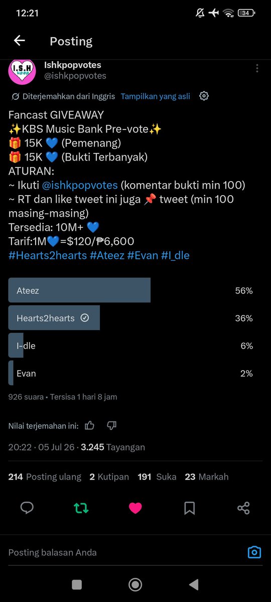 MassPittt's tweet photo. @ishkpopvotes #Hearts2Hearts https://t.co/D5rc21XAID