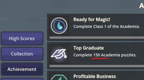 bigfishcarnival's tweet photo. Should you be required to complete all stages to 100% a game on Steam?

Our upcoming game has 200+ puzzle levels, but we only require 150 levels to get the achievement (among other things).

This is because we MIGHT be adding even more levels for free in the future, but don't want to take away the 100% status from players who already completed the current set.

#indiegame #puzzle #roguelike