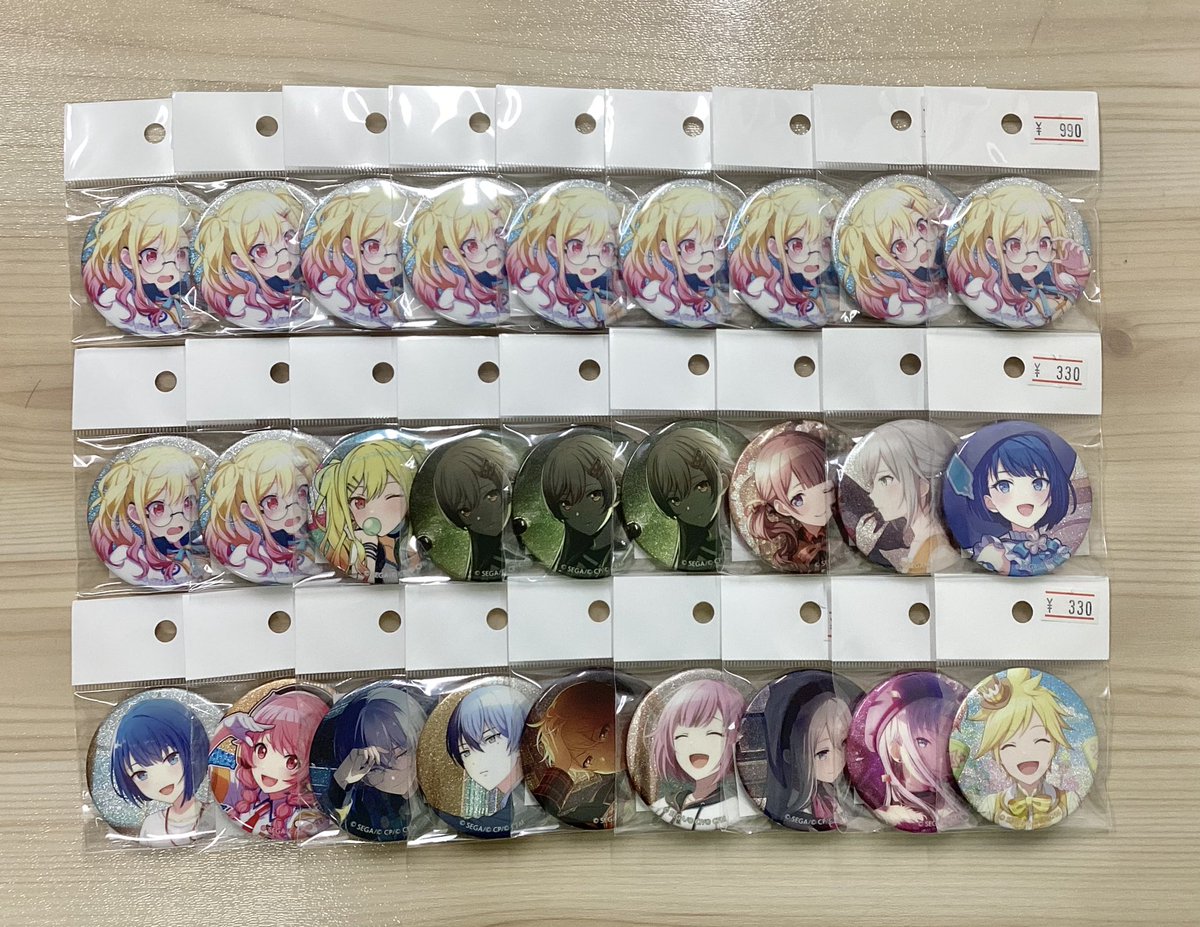 🐨入荷情報🐨】 プロジェクトセカイより、 グリッター缶バッジが各種