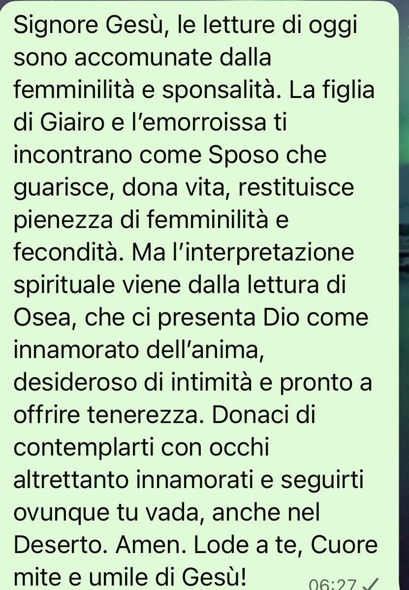 pregarelaparola's tweet photo. #pregare la Parola di oggi: scoprirti sposo innamorato ♥️
#VangeloDiOggi #vangelodelgiorno https://t.co/tQr9GAfTeZ