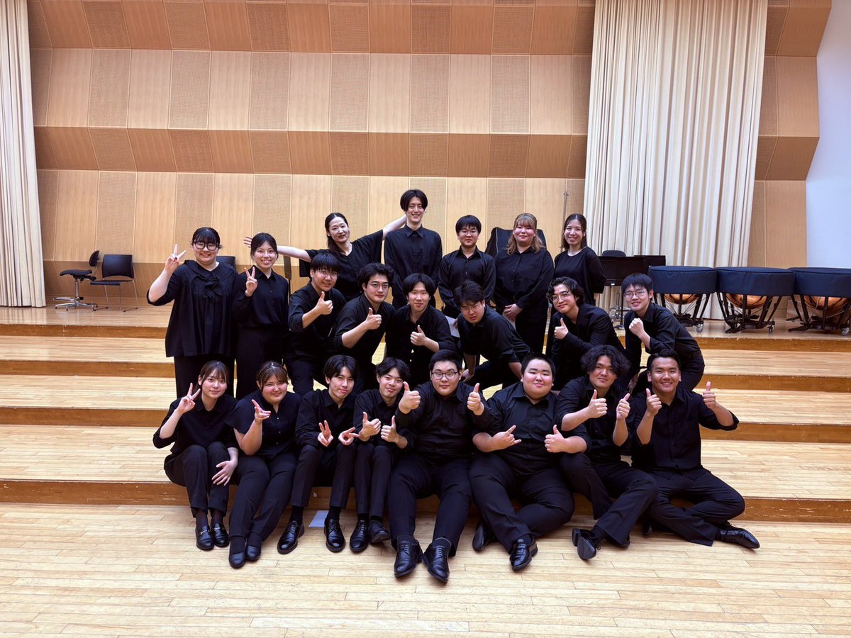 kunitachi_tuba's tweet photo. 7/2（木）は2026年度前期実技試験でした！

おさらい会のおかげか満足のいく演奏ができた人、やはり緊張し課題ができた人、みんな学びの多い試験となりました！

7/8（水）にはブラスオルケスター定期演奏会
7/13（月）にはウインドシンフォニー定期演奏会
などまだまだ盛りだくさんです！ https://t.co/YlX0jG2vrQ
