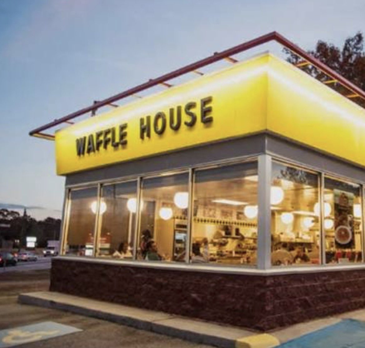 alexadelman's tweet photo. Belgium invented the waffle.

America invented a waffle restaurant so incredible and so committed to staying open that FEMA uses it to measure natural disasters.

All Star Breakfast. Hashbrowns scattered smothered &amp; covered. Eggs over easy. Crispy bacon. Black coffee.

USA by 2. https://t.co/EgrnupXewM