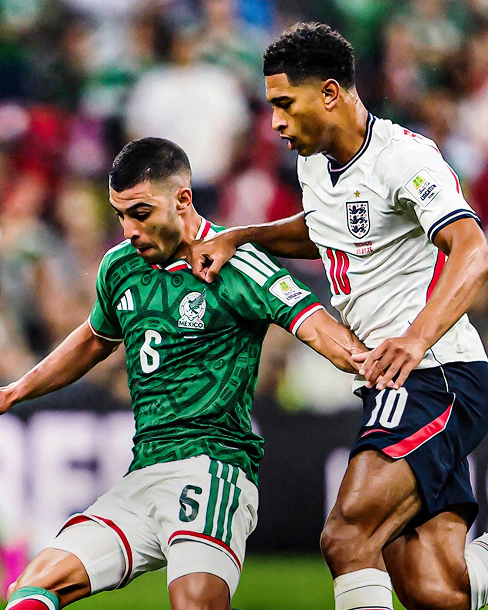 AllFutbolMX's tweet photo. “Their defensive midfielder runs a lot, he’s very strong, he plays with a lot of heart. It was a pleasure to play against them today”. 

High praise from Jude Bellingham for Erik Lira who has several European clubs interested in his signing for next season. ❤️🏴󠁧󠁢󠁥󠁮󠁧󠁿👏🏼 https://t.co/OnU1z2yD84