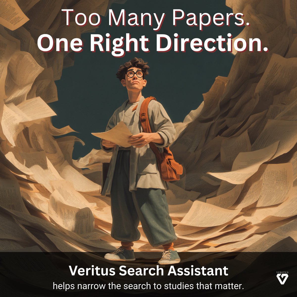 VeritusAi's tweet photo. Research, Day 1:  "Its just finding a few relevant papers."

Research, 30 minutes later:
 "...How are there 18,000 results? Where do I begin?"

A literature review can get overwhelming ... searching for the right papers.

@VeritusAI Search Assistant helps surface relevant studies faster. No more digging through hundreds of search results.

Try Veritus[dot]ai