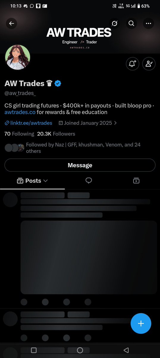 Avatar_DA0's tweet photo. @aw_trades_ @Tradeify AW https://t.co/XENnRZmWUB