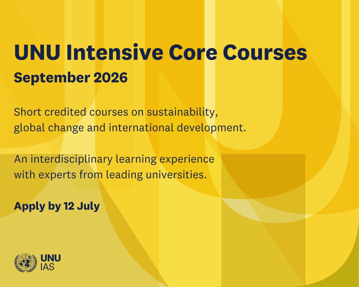 UN University – IAS tweet media