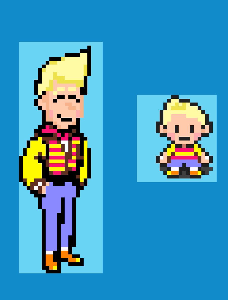 aceofdarts68's tweet photo. How has no one done this yet #deltarune #mother3 https://t.co/7klNLxlEwP